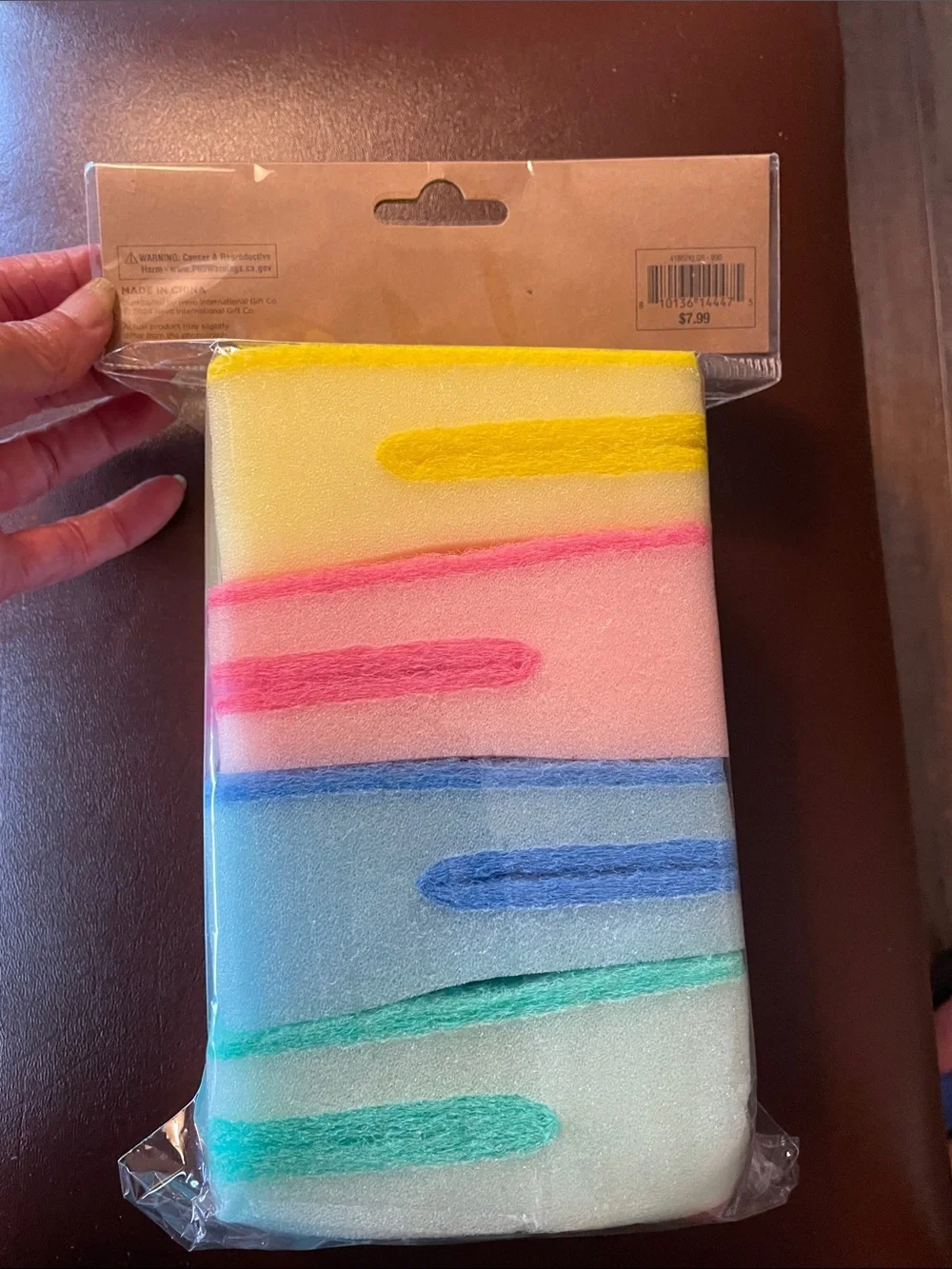 Multicolor Kitchen Sponge Pack - Yellow, Pink, Blue, Green (4 Pack)
